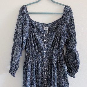 NEW LISTING - Esby Caterina Dress in Denim Floral